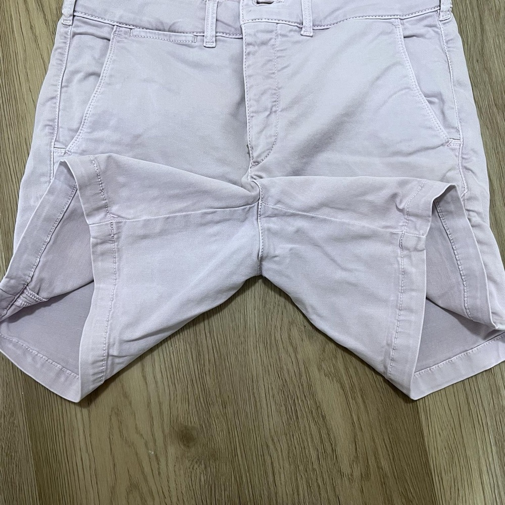 Anthropologie Women’s Lavender Chino Shorts Size 27 - Picture 6 of 10